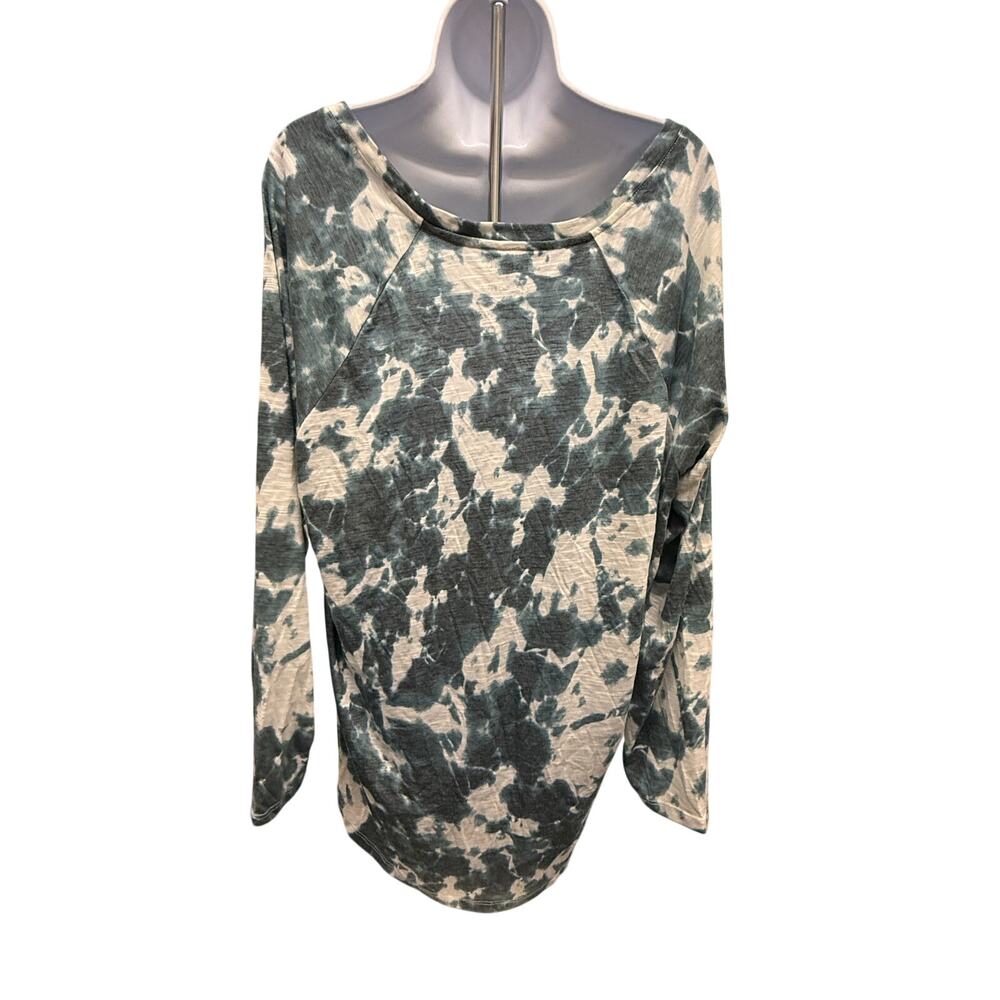 Torrid Super Soft Womens sz 3 3xl Tie Dye classic long sleeve no bad days v neck - Picture 3 of 4